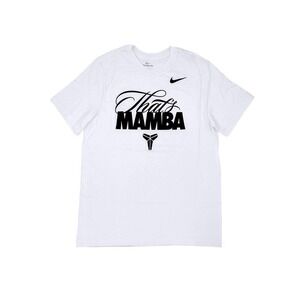 Nike Kobe Bryant "That's Mamba" Graphic Tee White Black Size L